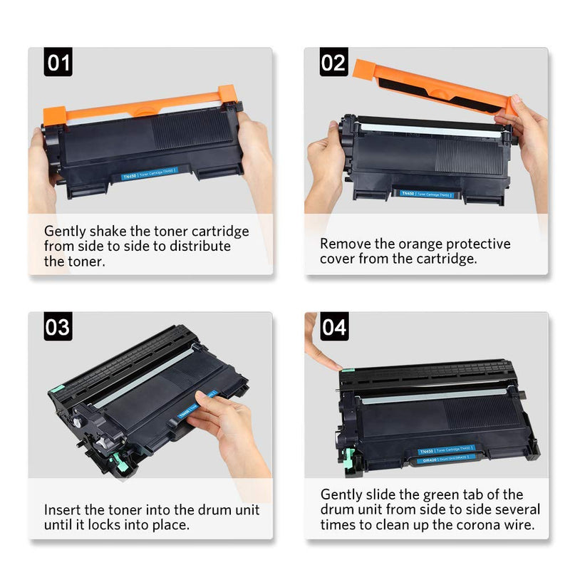 [Australia - AusPower] - v4ink Compatible Drum Unit Replacement for Brother DR420 to use for HL-2240 HL-2240D HL-2270DW HL-2280DW MFC-7360N MFC-7460DN MFC-7860DW Brother IntelliFax-2840 2940 DCP-7060D DCP-7065DN Printer 