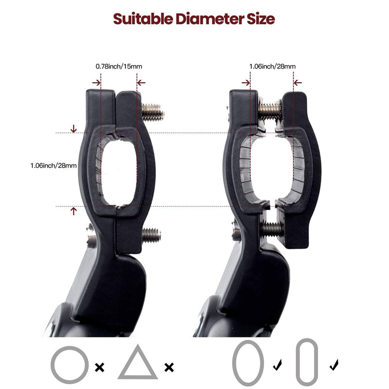 [Australia - AusPower] - UHACKER Adjustable Bike Kickstand Aluminum Rear Side Bicycle Stand for Bike 22"-27" 