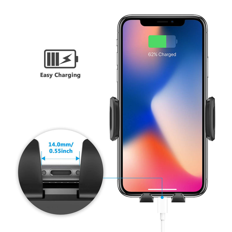 [Australia - AusPower] - Phone Holder for Car, WizGear Car Phone Mount Air Vent Cell Phone Holder for Car, Air Vent Phone Holder for Car with Twist Lock Base Compatible with iPhone Xs/XS Max / 8/7 / 6, Galaxy S and More 