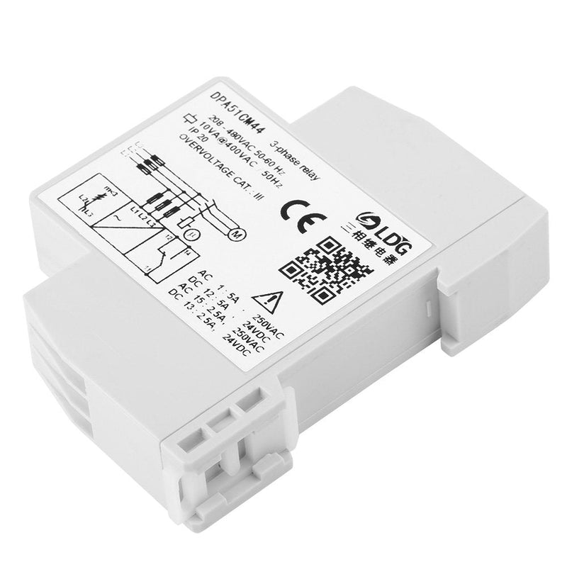 [Australia - AusPower] - 3-Phase Monitoring Relay Phase Sequence Protector 208-480VAC 