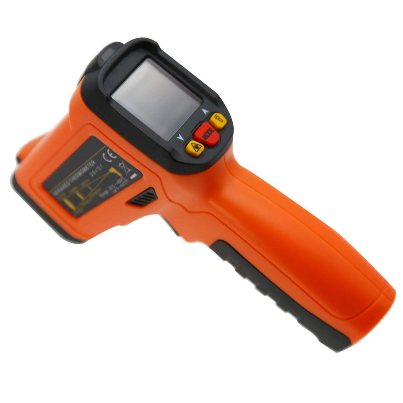 [Australia - AusPower] - AMTAST 7 in 1 Multifunction Infrared Thermometer, Hight Temperature 1472°F, Non-Contact IR Thermometer 12:1, Cooking with K Type Sensor, Fluorescence Detection, Dew Point, Build in UV light, Mildew Alarm, Environment Humidity 