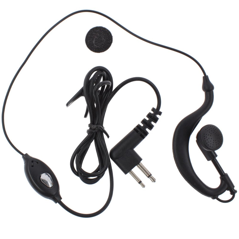 [Australia - AusPower] - AOER 2 Pin Portable Radio Earphones Headset with PTT Microphone Handfree Earpiece for Motorola GP300 GP308 GP68 XV2600 XV4100 CLS1413 CLS1450 MU12C MU12CV CP110 CP125(Pack of 3) 