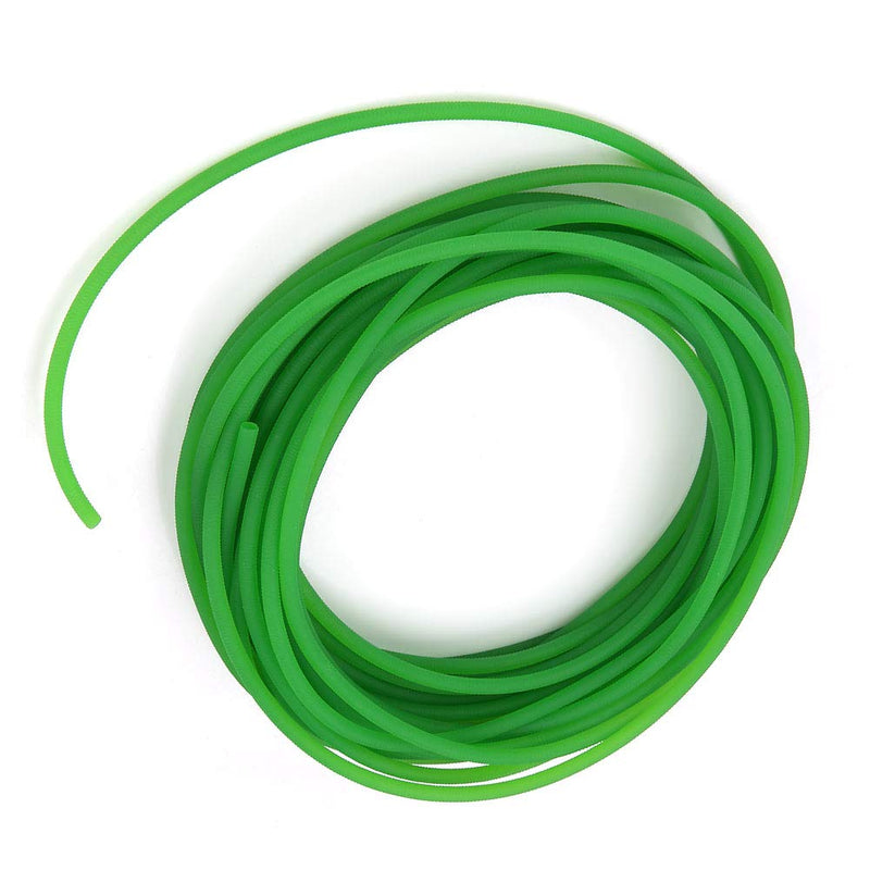 [Australia - AusPower] - Polyurethane Belt, Green Rough Surface PU Polyurethane Round Belt for Drive Transmission (4mm x 10m) 