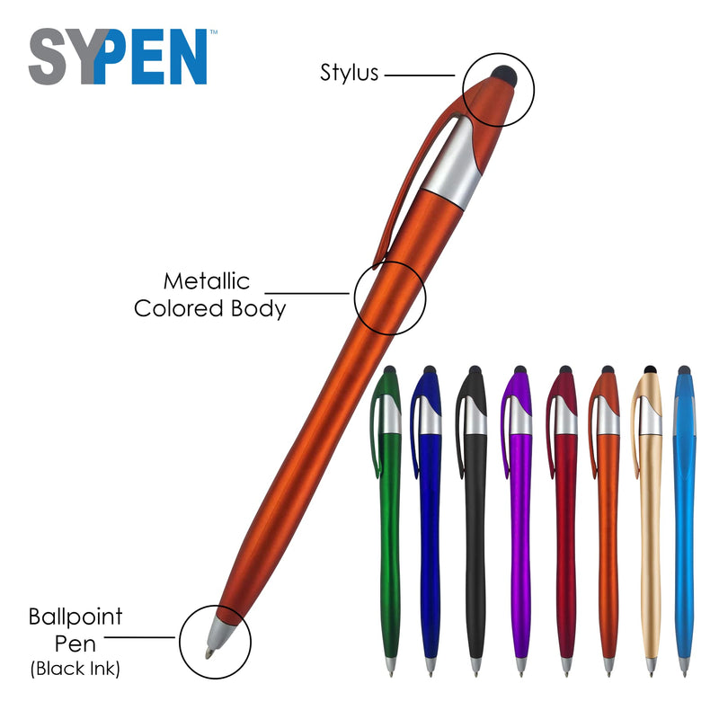 [Australia - AusPower] - Stylus Pens - 2 in 1 Touch Screen & Writing Pen, Sensitive Stylus Tip - For Your iPad, iPhone, Nook, Samsung Galaxy & More - Assorted Colors, 14 pack Smooth Barrel 