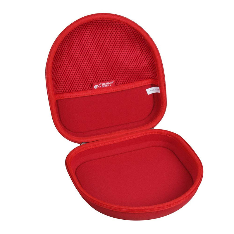 [Australia - AusPower] - Hermitshell Hard Travel Case for Silensys E7 / PurelySound E7 / MOVSSOU E7 / COWIN E7 / Tapela E7 / Audonia E7 Active Noise Cancelling Bluetooth Headphones (Red) Red 