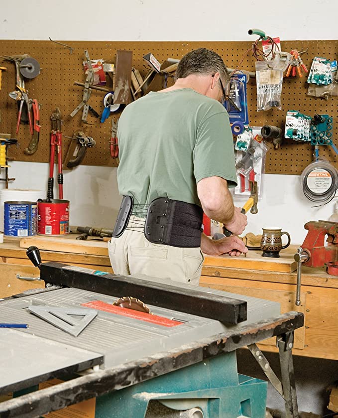 [Australia - AusPower] - Mueller Adjustable Back and Abdominal Support, Black, One Size Original 