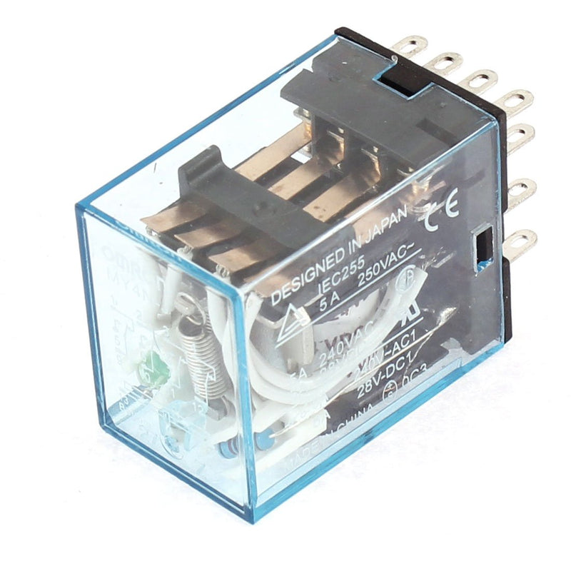 [Australia - AusPower] - uxcell DPDT IEC255 Electromagnetic Power Relay Delay, DC 24V Coil, 14 Pin 