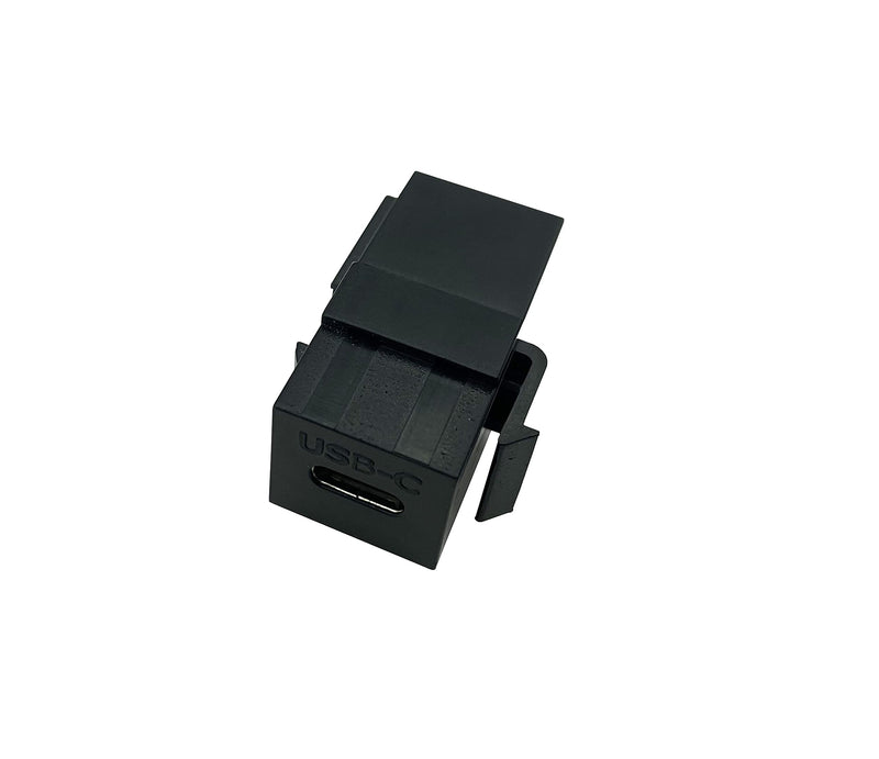 [Australia - AusPower] - USB C Keystone Jack Adapter,Dafensoy USB C Upgrade 90 Degree Jack USB 3.1 Type-C Female to Female Insert Snap-in Connector Adapter,Suitable for Wall Socket Panels 