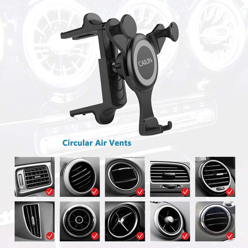 [Australia - AusPower] - Car Phone Mount Compatible Applicable Mercedebenz Mobile Phone Holder A/B/C/E/S-Class ,FordMustang,Mini-Countryman/Cooper s Automatic Locking Universal Air Vent Cell Phone Holder 