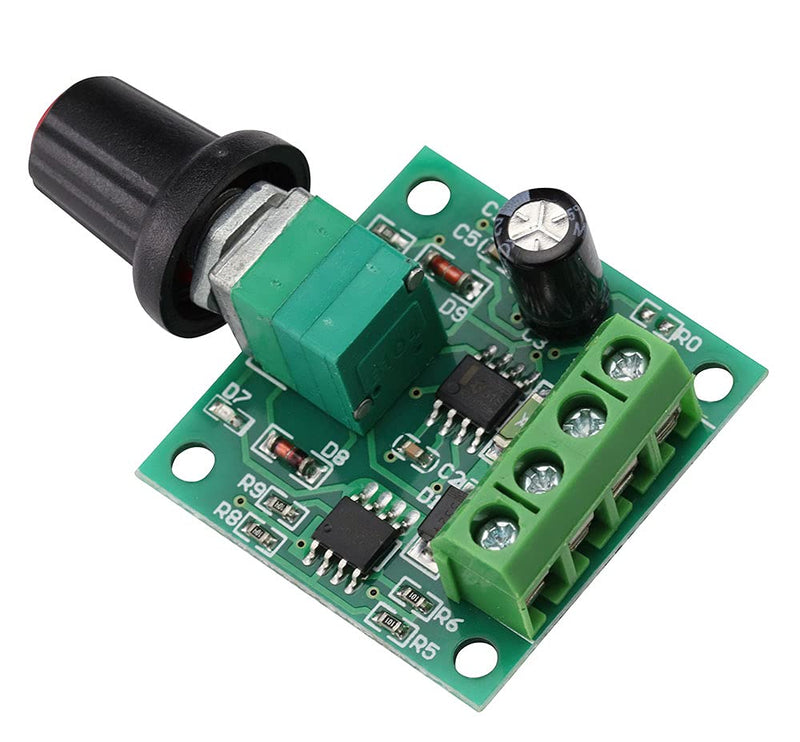 [Australia - AusPower] - VKLSVAN 6PCS DC PWM Motor Speed Controller 1803BK 1803B Adjustable Driver Switch with Speed Control Knob DC 1.8v 3v 5v 6v 12v 2A 30W Low Voltage 