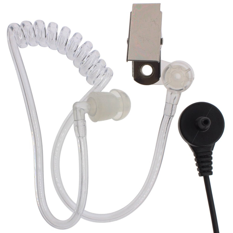 [Australia - AusPower] - TENQ 2 PIN Covert PTT Acoustic Tube Earpiece MIC for Motorola Two Way Radio Devices GP88 300 2000 CT150 P040 PRO1150 SP10 XTN500 (5 Pack) 