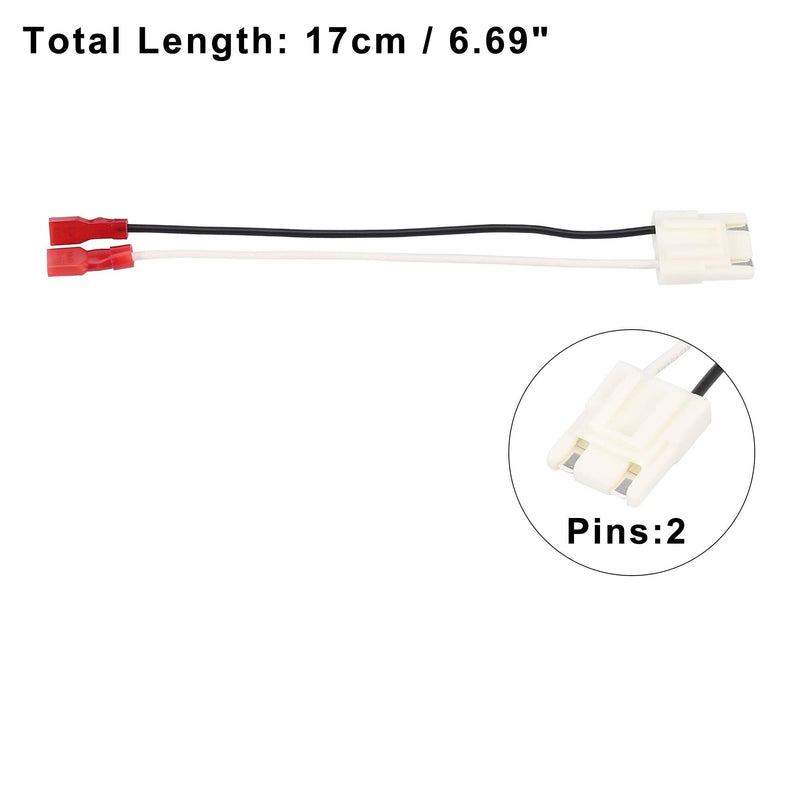 [Australia - AusPower] - X AUTOHAUX 2pcs Car Speaker Connector Harness Wiring Adapter 72-1002 for Jeep for Dodge 1984-2002 