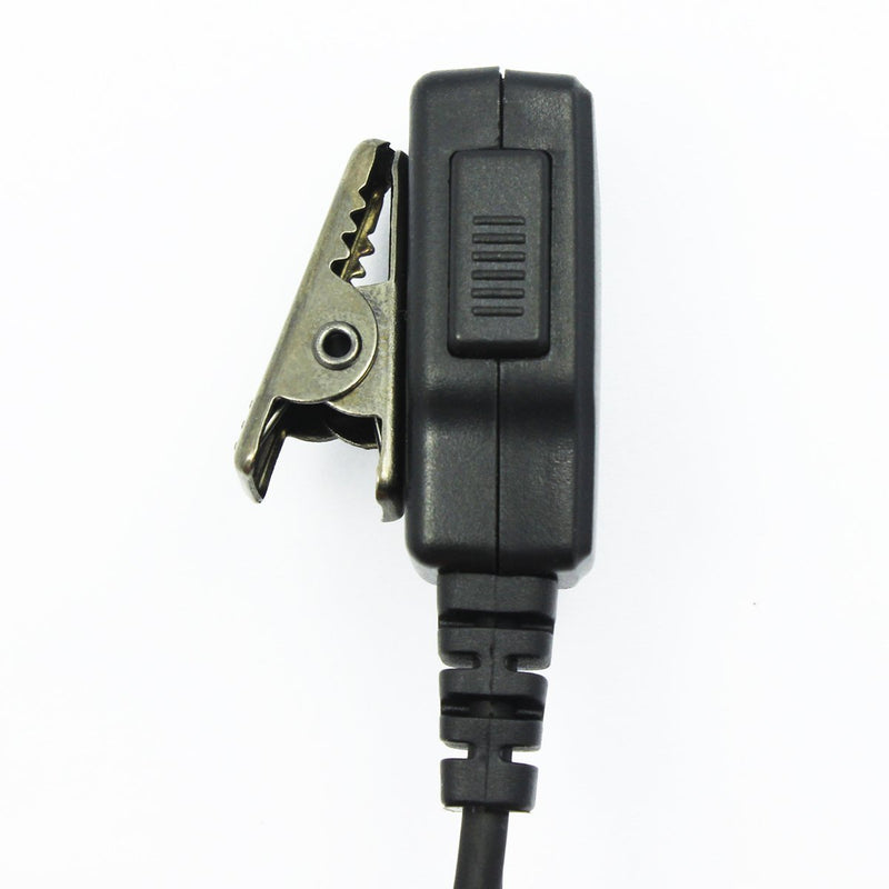 [Australia - AusPower] - GoodQbuy G-Shape Clip Ear Earpiece Headset with PTT Button & Mic is Compatible with Yaesu Vertex VX-6R 7R 6E 7E 120 127 170 177 Two Way Radio 
