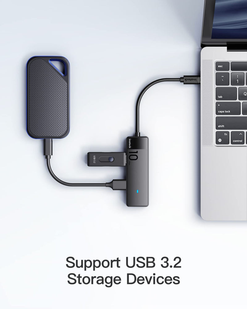 [Australia - AusPower] - Inateck USB 3.2 Gen 2 Speed, USB C to USB Hub with 4 USB A Ports, HB2025 