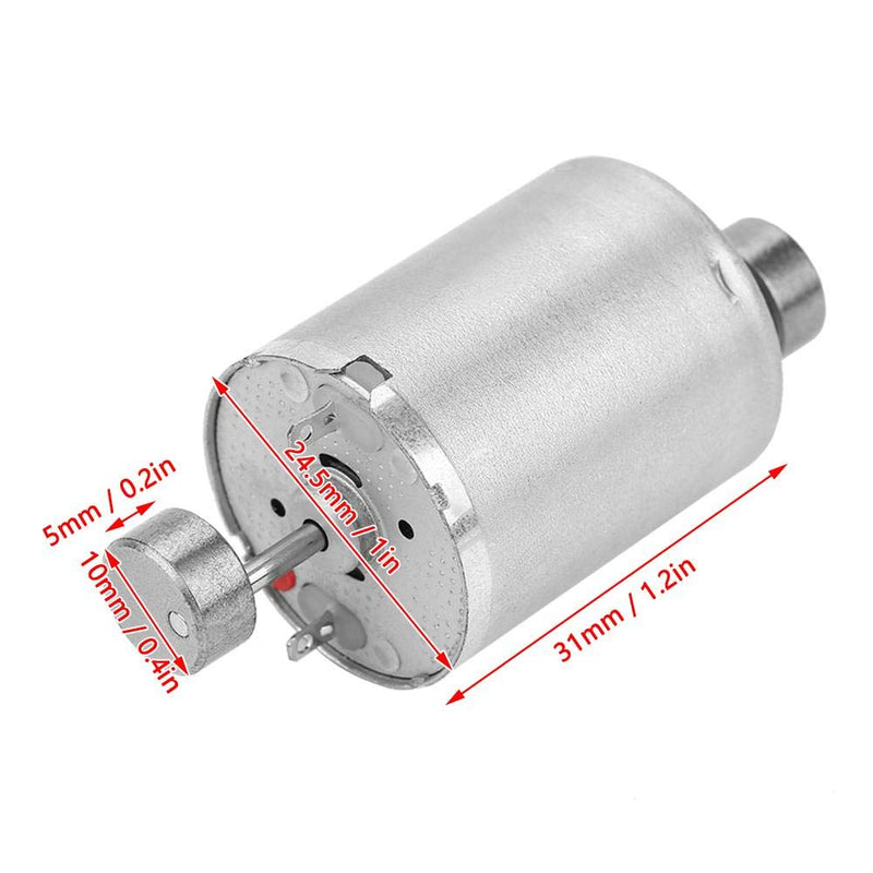 [Australia - AusPower] - DC 12V Motor Double Shaft Vibration Motor High Torque Motor for Making Vibration Devices 