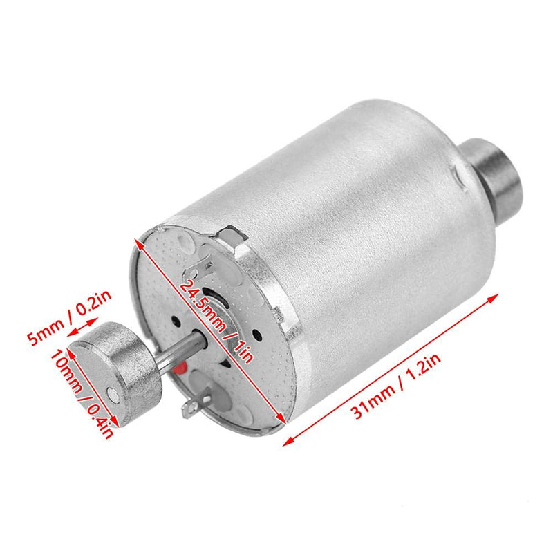 [Australia - AusPower] - Vibration Motor DC 12V Double Shaft High Torque Electric Vibrating Motor Strong Vibration Motor with 2 Eccentric Rotating Wheels 