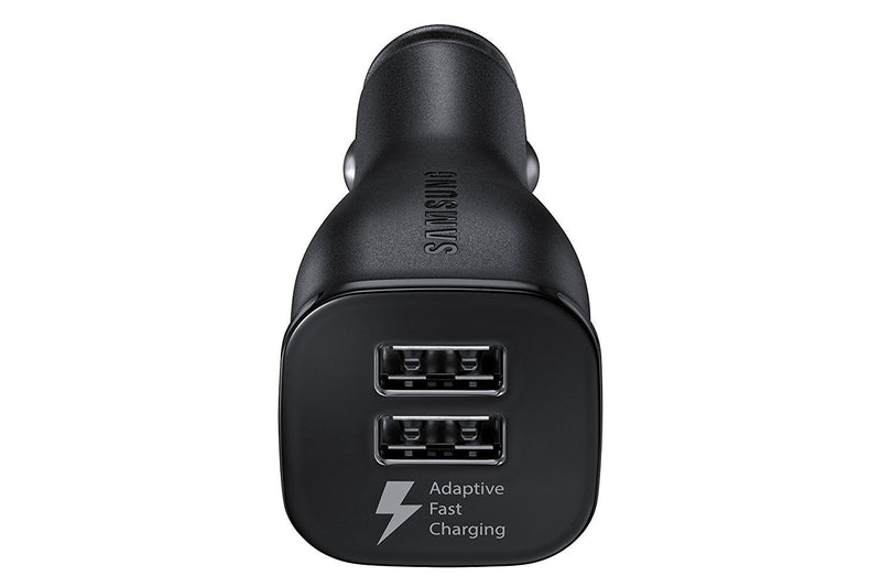 [Australia - AusPower] - Samsung EP-LN920BBEGUS Fast Charge Dual-Port Car Charger - Retail Packaging,Black 