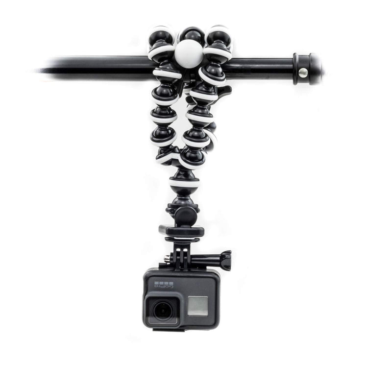 [Australia - AusPower] - Digicharge 10‘’ Octopus Flexible Tripod Camera + Action Cam Mount Stand, Compatible With GoPro Hero10 Max Hero9 Hero8 HERO 10 9 8 7 6 FUSION Akaso Brave 5 Apeman Fitfort Davola Dragon Touch Jeemak Cam 