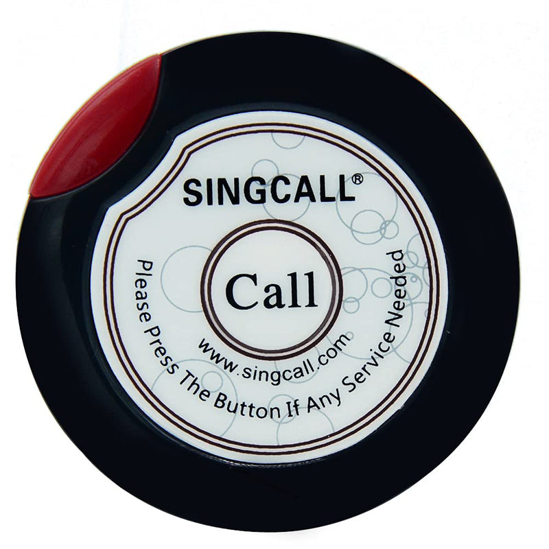 [Australia - AusPower] - SINGCALL Wireless Waiter Paging Button,Ultrathin Single Call Button(APE700) Can't Be Used Alone 