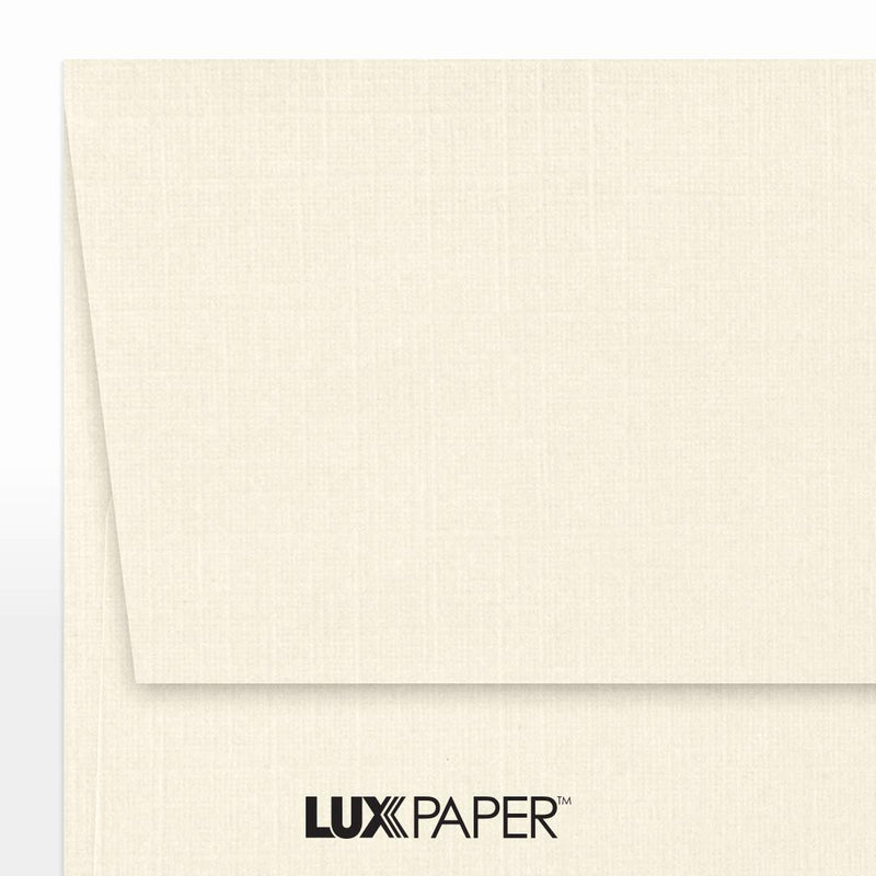 [Australia - AusPower] - A7 Invitation Envelopes w/Peel & Press (5 1/4 x 7 1/4) - Natural Linen (50 Qty.) | Perfect for Invitations, Announcements, Sending Cards, 5x7 Photos, Weddings | 4880-NLI-50 50 Qty. 