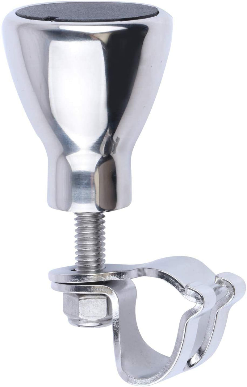 [Australia - AusPower] - Universal AISI 316 Stainless Steel Boat Steering Wheel Knob Wheel Maneuvering Knob for Marine Boat 