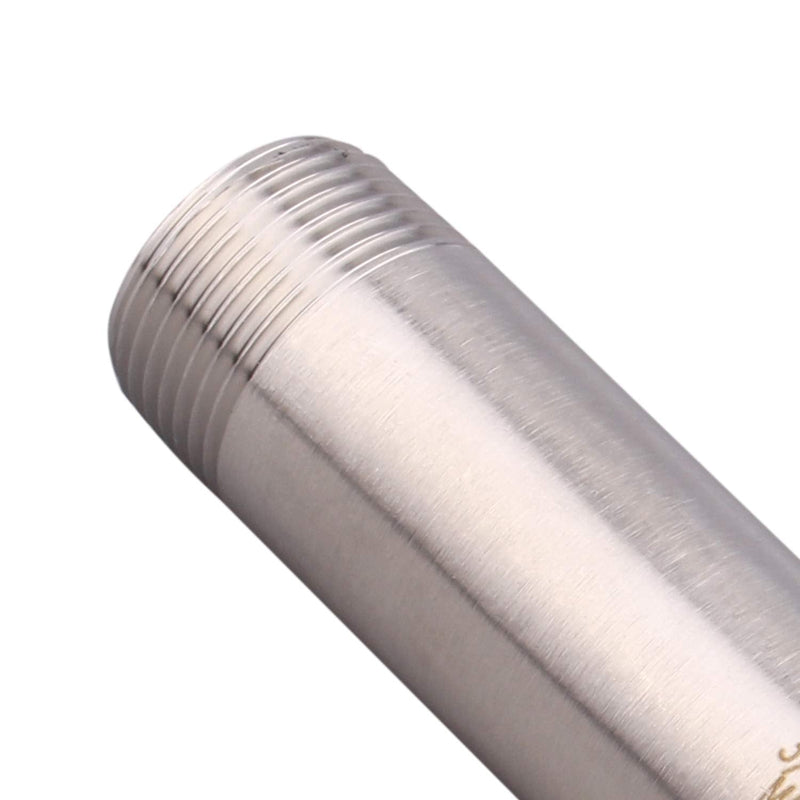 [Australia - AusPower] - DERPIPE 3/4" X 3/4" NPT Male Nipple Stainless Steel 304 Cast Pipe Coupling fitting 6" Length 3/4" Male NPT 