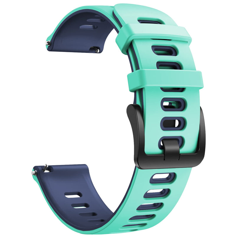 [Australia - AusPower] - NotoCity for Garmin Vivoactive 3 Band/Galaxy Watch 3 Band 41mm 20mm Silicone Replacement Band for Samsung Galaxy Watch 3 41mm/Active 2/Garmin Forerunner 645/Garmin Venu(mint green) mint-blue 