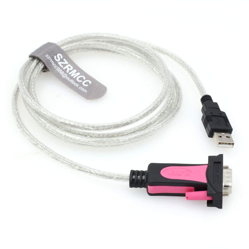 [Australia - AusPower] - SZRMCC USB 2.0 to DB9 RS232 Serial Male Converter Cable with FTDI Chipset for Windows 10 8 7 XP Linux and Mac OS 