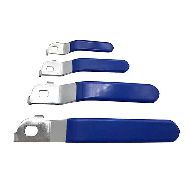 [Australia - AusPower] - 3 Pcs Blue Valve Handle Hole Size 6x10mm,Hole Thickness 2.5mm,Total length 120mm（6x10x2.5mm） 3 Pcs 