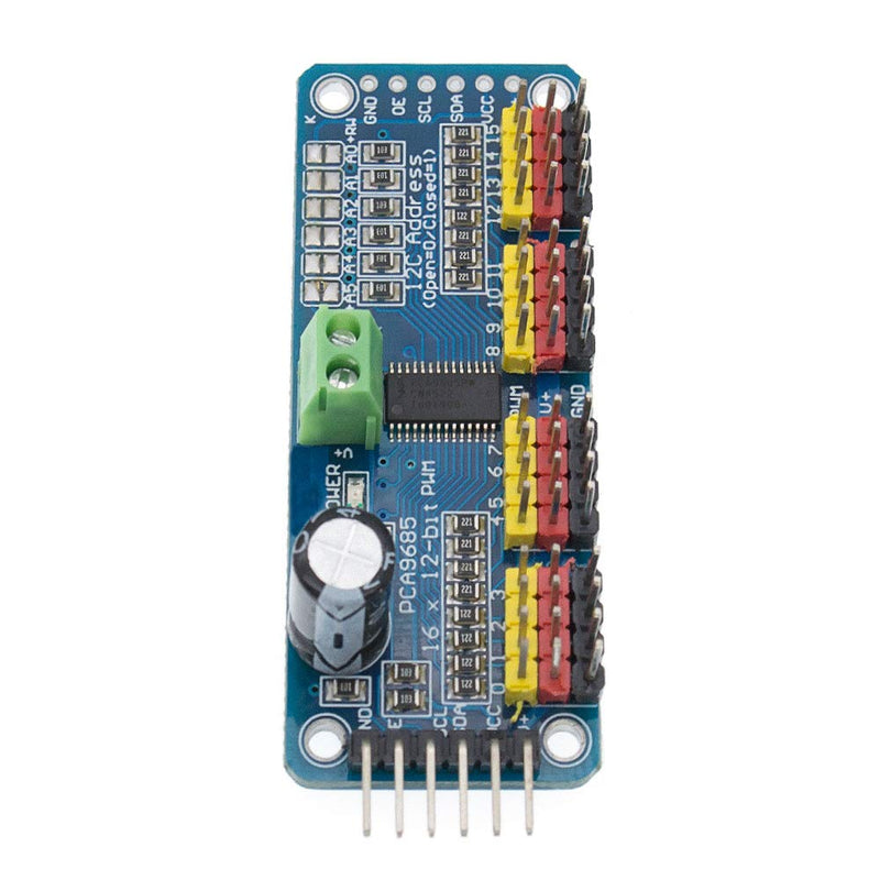 [Australia - AusPower] - Onyehn 16 Channel PWM Servo Motor Driver PCA9685 IIC Module 12-Bit for Arduino Robot or Raspberry pi(Pack of 3pcs) 