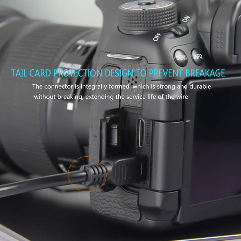 [Australia - AusPower] - Replacement Cable Cord Lead Charger for Nikon D7000 D90 D40 D50 D60 D70 D70S D80 D100 D200 D300 D300S D600 D700 D3000 D3100 J1 J2 J3 V1 