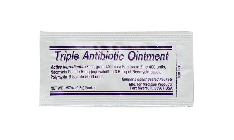 [Australia - AusPower] - Medique Products 22335 Triple Antibiotic Ointment.5 Gram, 144 Per Box 