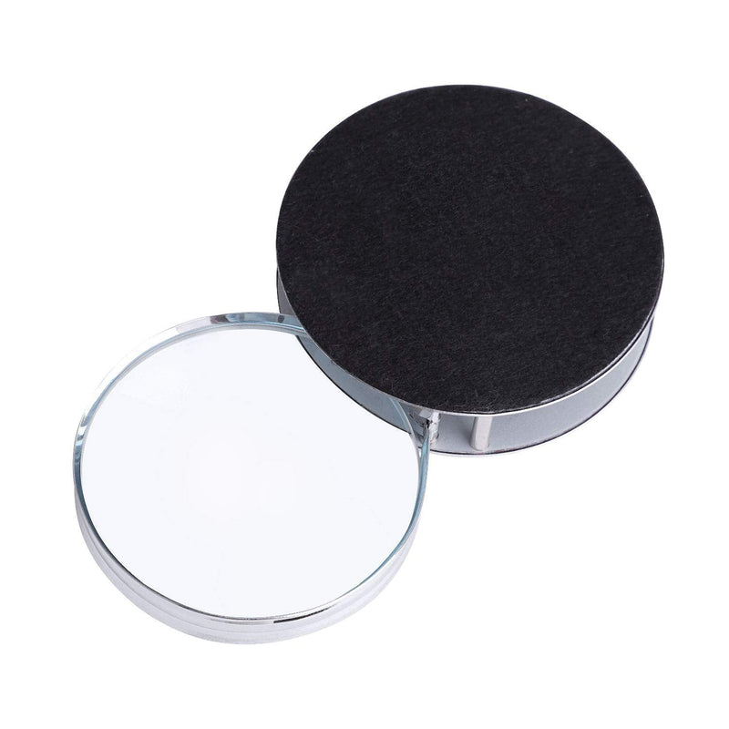 [Australia - AusPower] - Portable Magnifier Foldable Round 20X Magnifying Glass with Metal Protective Case,Pocket Handheld Magnifier Loupe Lens for Reading Inspection Science Diamonds 