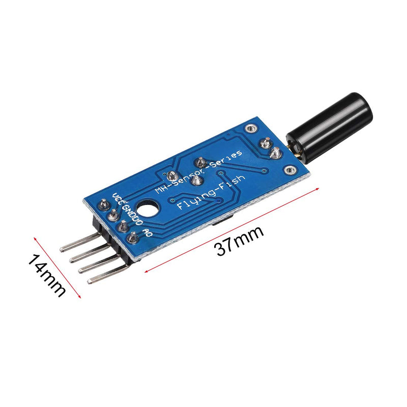 [Australia - AusPower] - uxcell® Angle Sensor Module SW-520D Ball Switch Tilt Sensor Module for Arduino 