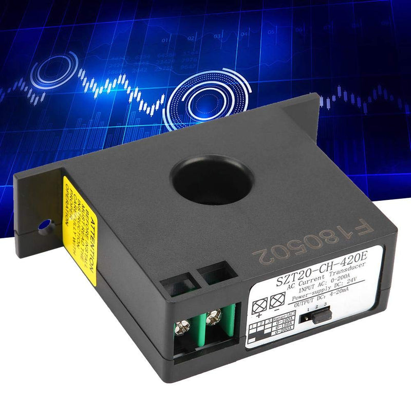 [Australia - AusPower] - Current Transmitter AC 0-200A Conversion Analog 4-20mA AC Isolator Transformer Converter Current Transducer 