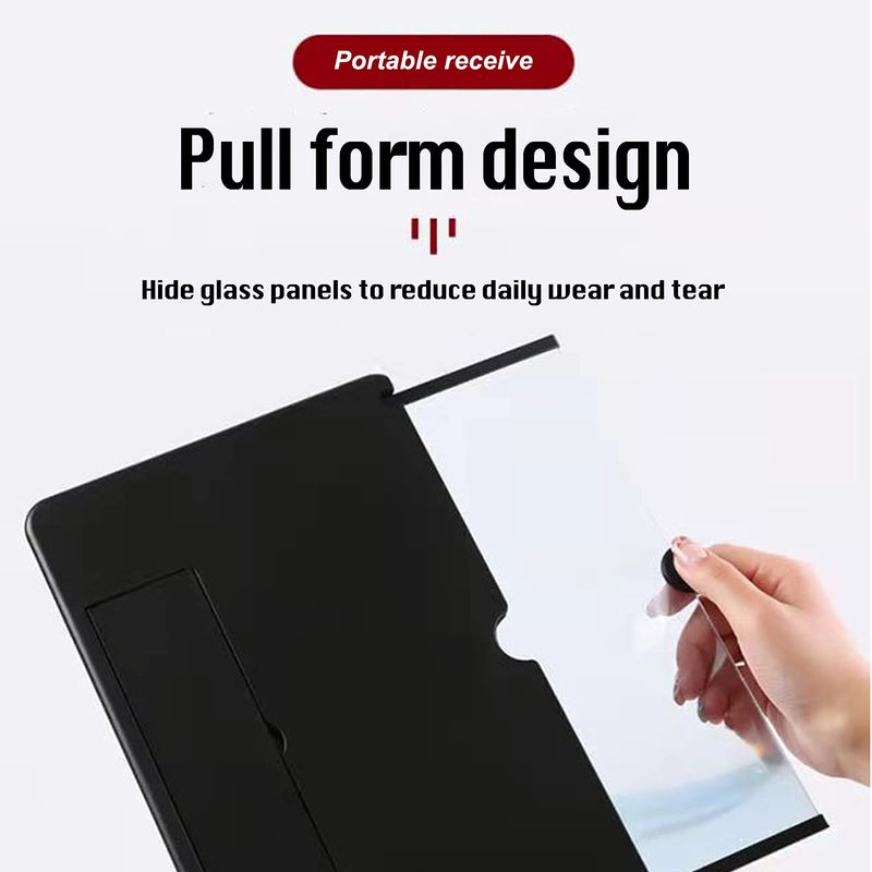 [Australia - AusPower] - Phone Screen Magnifier 16" 3D Hd Screen Magnifier for Cell Phone,Portable Phone Amplifier Enlarger for Movies Videos Gaming for All Smartphones（Black） Black 16" 