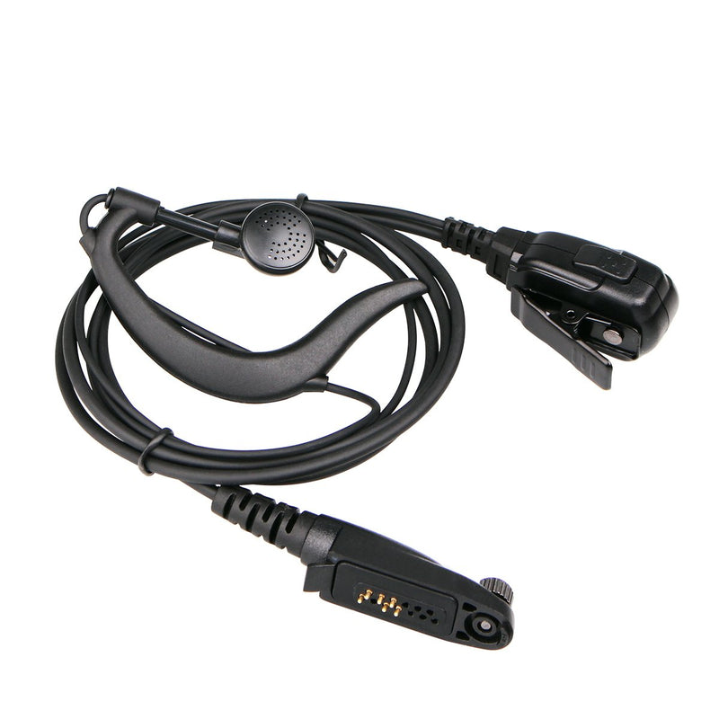 [Australia - AusPower] - Retevis Two Way Radio Earpiece with Mic, Compatible with Retevis RT29 RT47 RT48 RT47V RT87 RT82 RT83 Walkie Talkies Ailunce HD1 DMR Radio, G Shape Ear Hook Walkie Talkie Headset(1 Pack) 