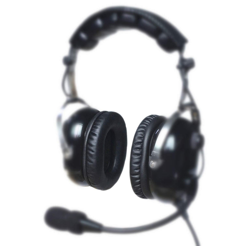 [Australia - AusPower] - Leather Ear Seals Ear Cushions for Aviation Headset David Clark,UFQ,Avcomm,ASA,Faro,Kore earseal 