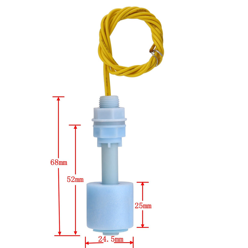 [Australia - AusPower] - Anndason 6 Pieces Plastic PP Float Switch Fish Tank Liquid Water Level Sensor,Model: DP5200 