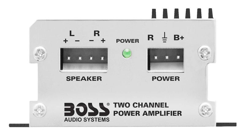[Australia - AusPower] - BOSS Audio Systems CE102 2 Channel Car Amplifier - 100 Watts, Full Range, Class A/B, IC (Integrated Circuit) 100 Watt 2-Channel 