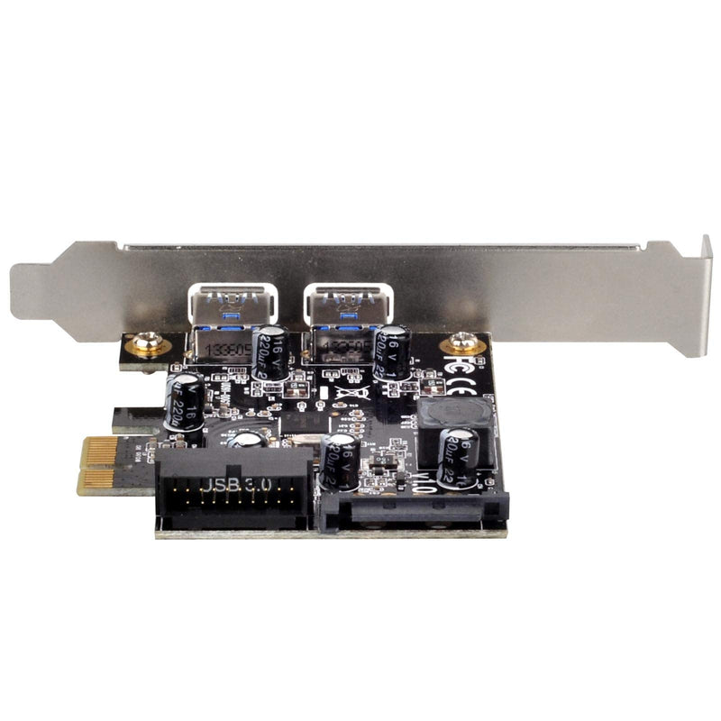 [Australia - AusPower] - Silverstone Tek PCI Express Card with Two USB 3.0 External Ports and Internal 19-Pin Dual Port Connector (EC04-E) 