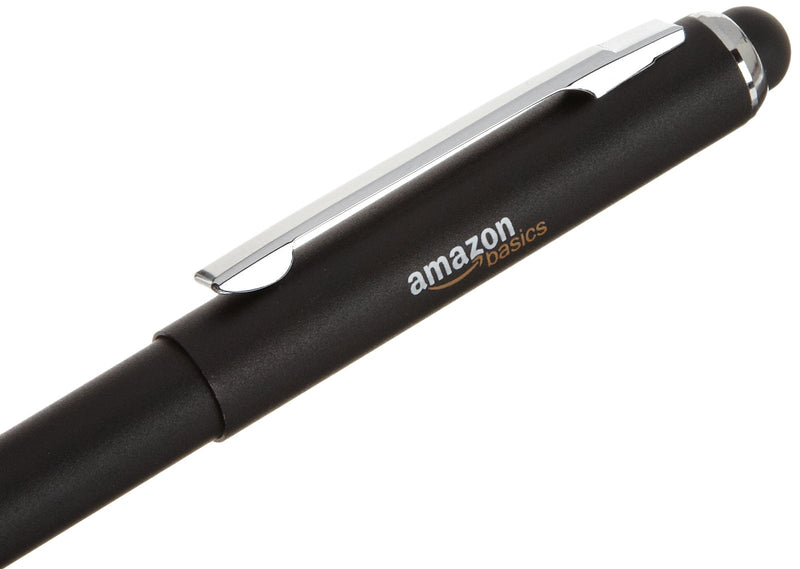 [Australia - AusPower] - Amazon Basics Multi-tip Stylus Tablet Pen for Touchscreen Devices - Black, 4-Pack 