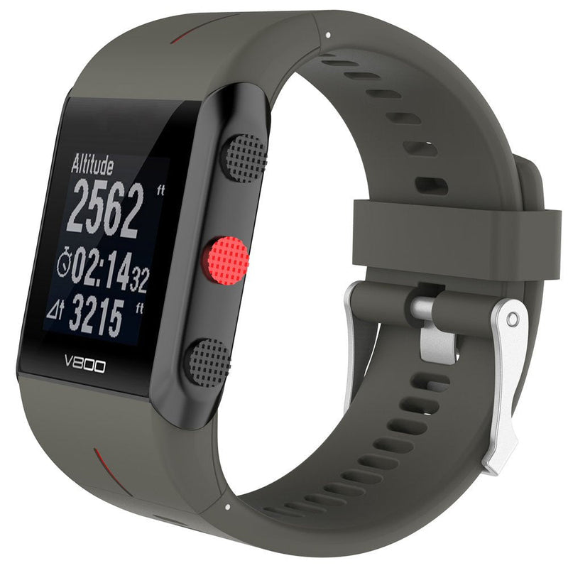 [Australia - AusPower] - Band for Polar V800, Soft Adjustable Silicone Replacement Wrist Watch Band for Polar V800 (No Tracker) GR 