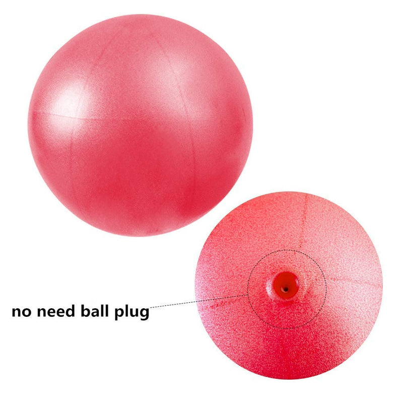 [Australia - AusPower] - Jogi-HHACQUIT Mini Fitness Exercise Ball Kit with Hand Pump for Yoga, Pilates, Body Balance, Core Training and Stability, 8" 