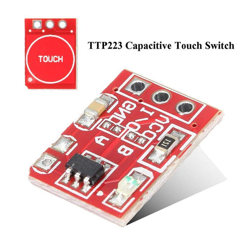 [Australia - AusPower] - Anmbest 20PCS 2.5-5.5V TTP223 Capacitive Touch Switch Button Self-Lock/No-Lock Module for Arduino 