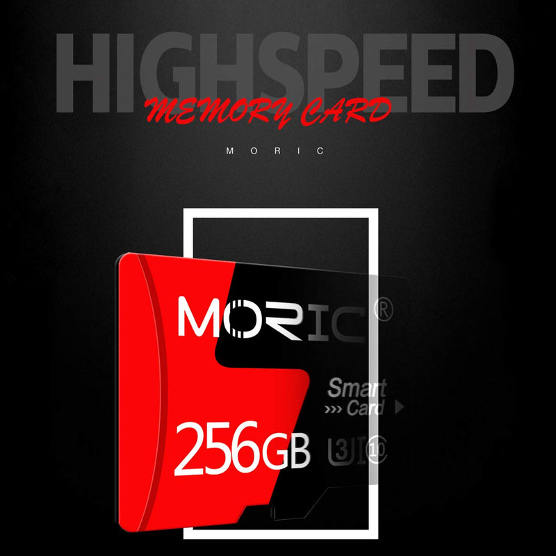 [Australia - AusPower] - 256GB Micro SD Card High Speed Class 10 with SD Adapter Memory Card for Smartphones and Other Compatible Devices 