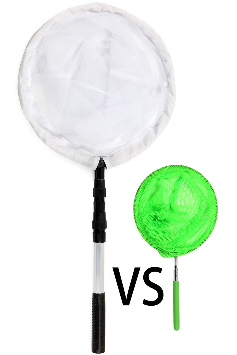 [Australia - AusPower] - RESTCLOUD Large Insect and Butterfly Net Bug Catching Net Bird Net with 14" Ring, 32" Net Depth, Handle Extends to 36 Inches (14" Ring, 36" Handle) 14" Ring, 36" Handle 