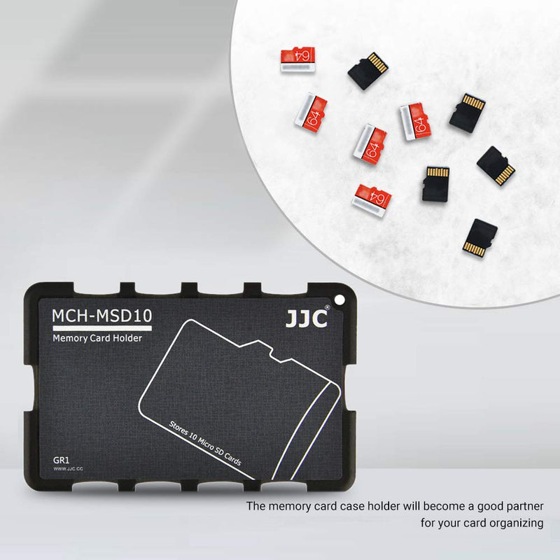 [Australia - AusPower] - 10 Slots Micro SD Card Case Holder Storage Organizer, Ultra Slim Credit Card Size Lightweight Portable TF MSD Memory Card Storage 10 Micro SD Card Slots 