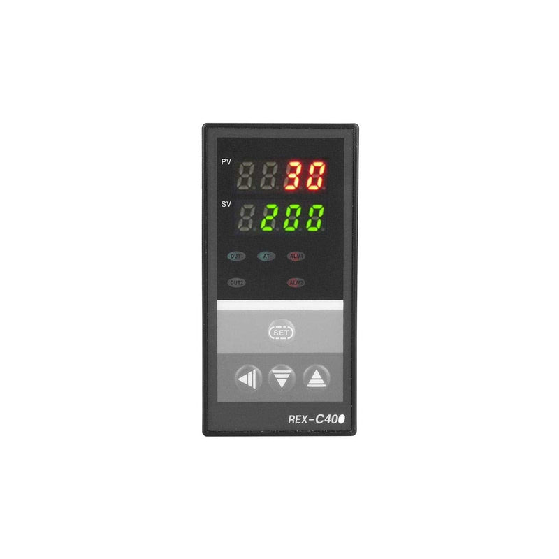 [Australia - AusPower] - AC100-240V REX-C400 Temperature Controller,0-1300℃ Intelligent Temperature Control Regulator,Industrial Automation Thermostat,Clear Readings,High Accuracy,for Furnaces,Ovens,Machinery 