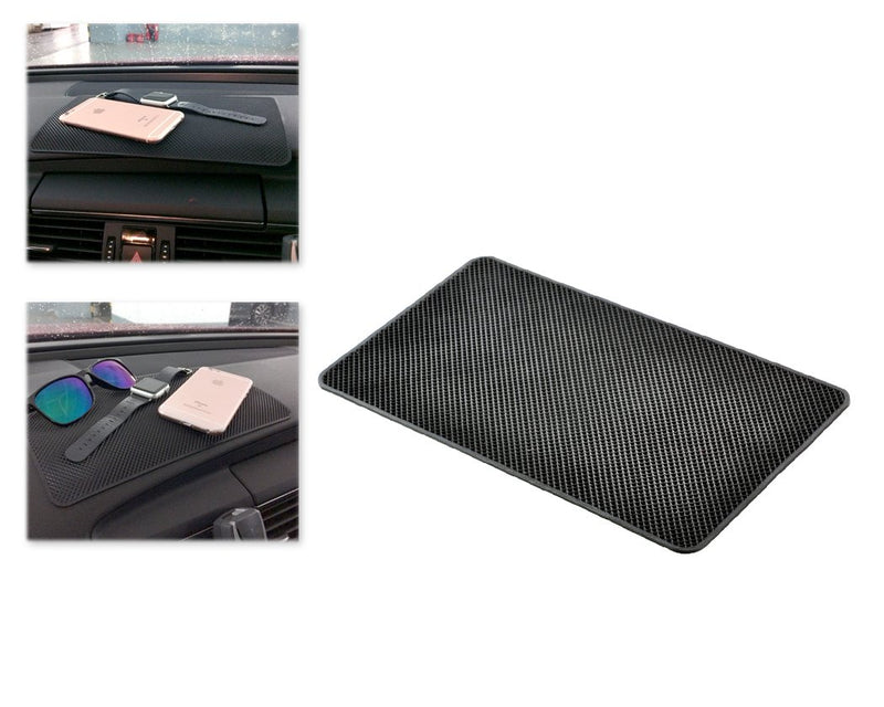 [Australia - AusPower] - Extra Large 26 x 15cm Magic Anti-Slip Non-Slip Mat Car Dashboard Sticky Pad Adhesive Mat for Cell Phone, CD, Electronic Devices, iPhone, iPod, MP3, MP4, GPS - Black 